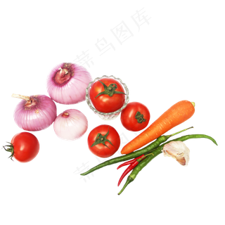 洋葱胡萝卜辣椒大蒜