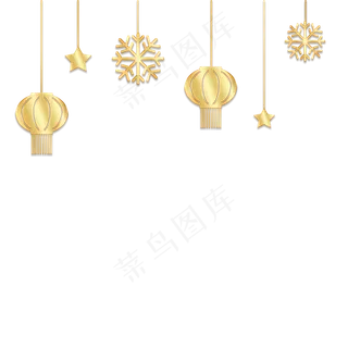 新年牛年春节吊饰