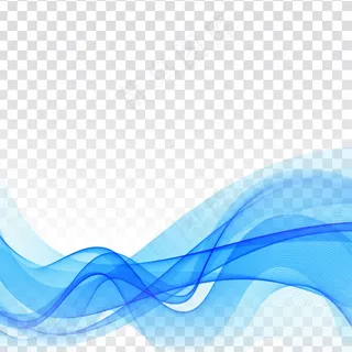 矢量蓝波透明