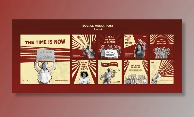 Instagram贴出了**的帖子psd模版下载