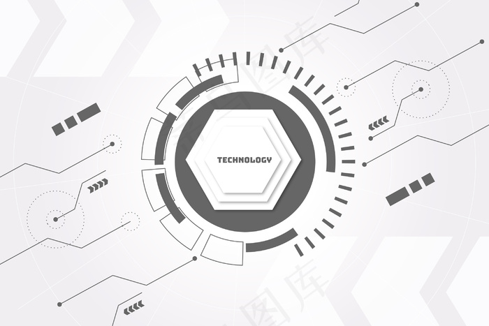 白色技术背景eps,ai矢量模版下载