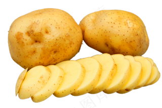 切片黄色土豆