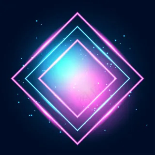 霓虹灯发光的技术路线，高科技未来抽象背景