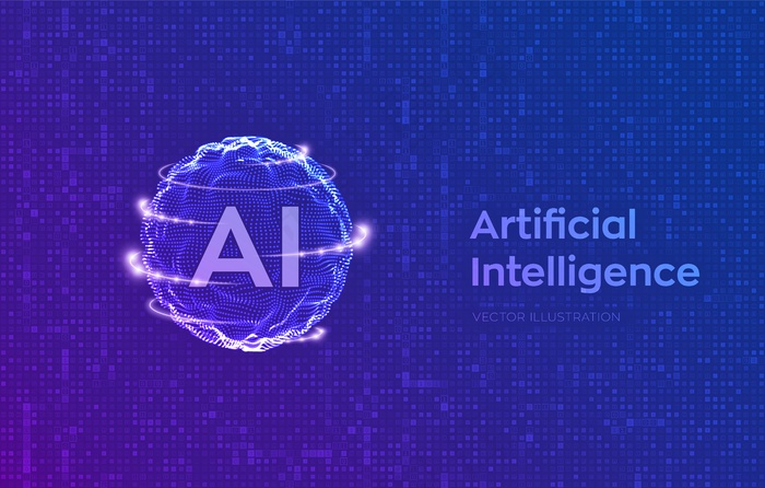 人工智能和机器学习概念。eps,ai矢量模版下载