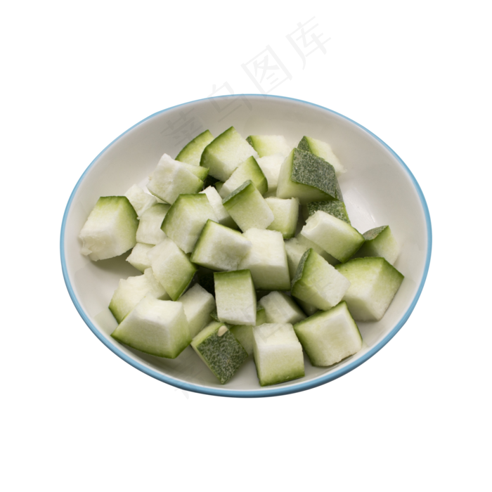 黄瓜块新鲜蔬菜