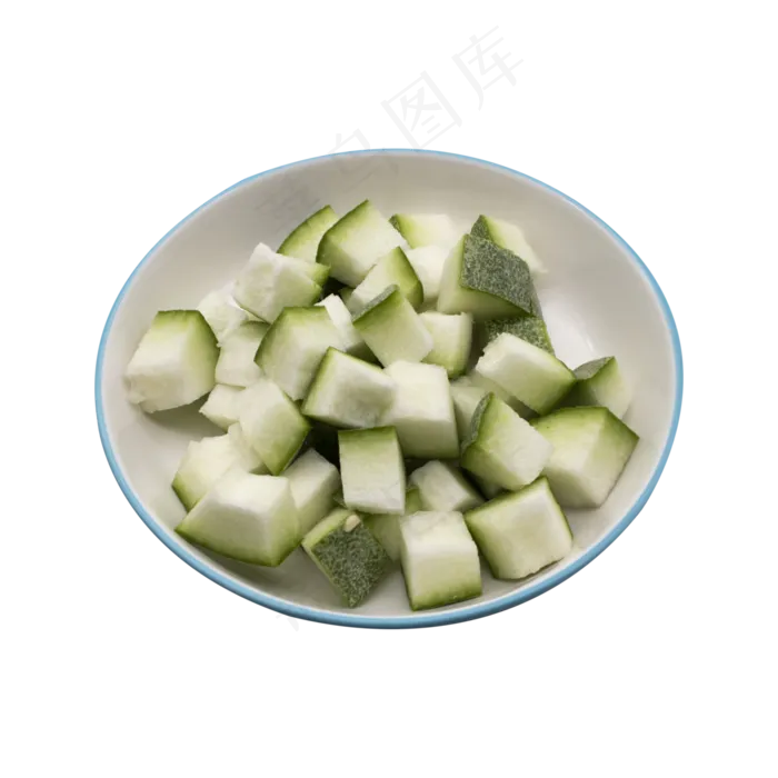 黄瓜块新鲜蔬菜(2000X2000(DPI:300))