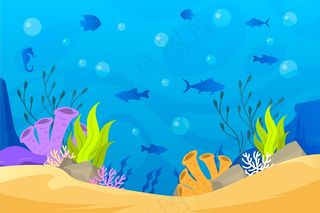 在线视频会议的Fish剪影背景