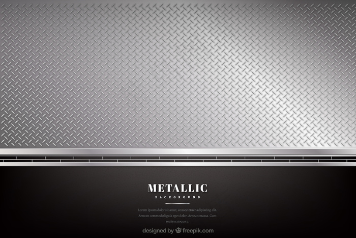 金属黑色和银色背景