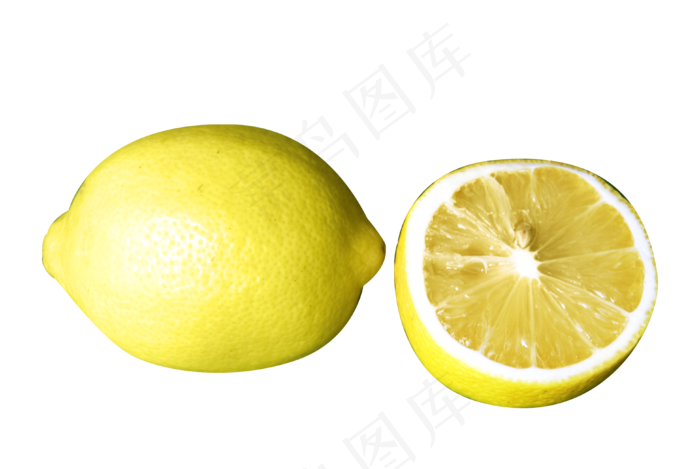 新鲜水果维生素c柠檬(3872*2592px 300 dpi )