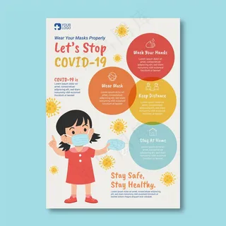 信息冠状病毒宣传单,DM传单