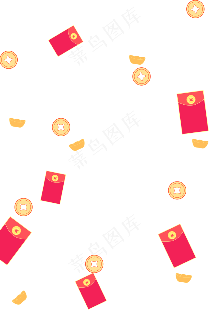 2021牛年牛新年春节红包金币