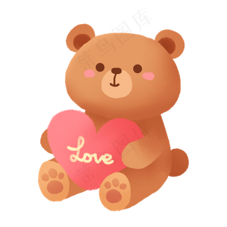 情人节马卡龙色系PNG免抠素材,免抠元素