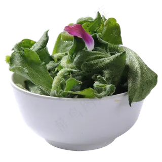 一大碗青菜食物 一大碗青菜食物