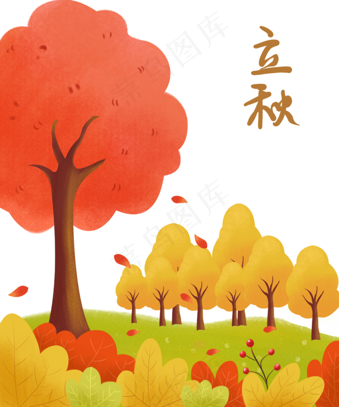 秋天落叶(2500X3000(DPI:300))psd模版下载