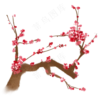 中国风水墨梅花