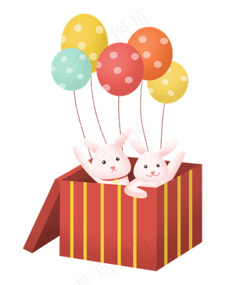 中秋节节日中秋佳节小兔子月兔礼