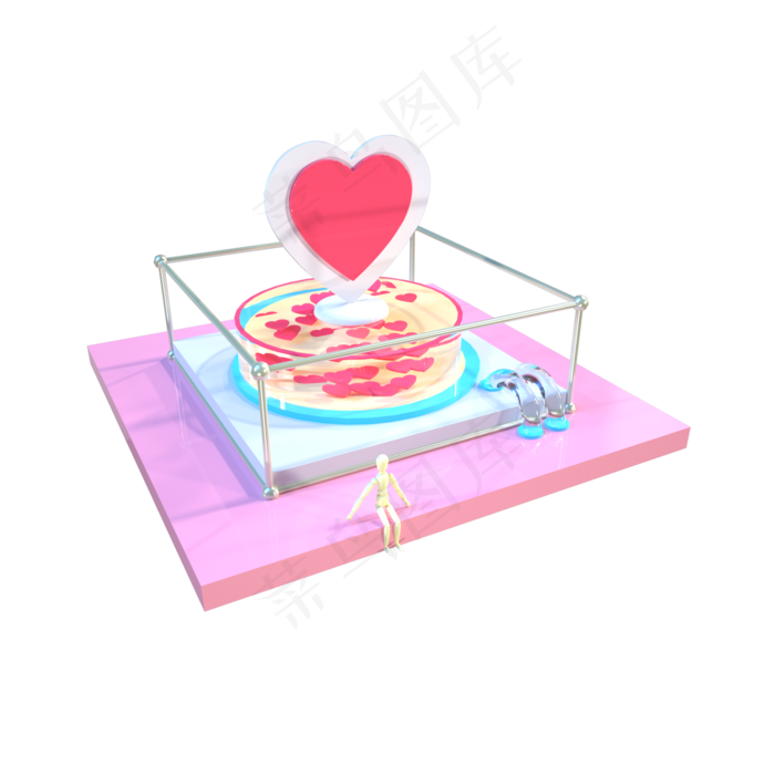 七夕情人节爱心盒子