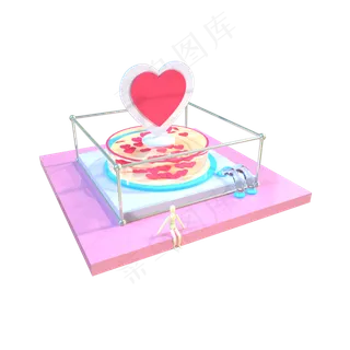 七夕情人节爱心盒子