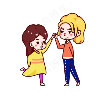 情人节可爱情侣跳舞