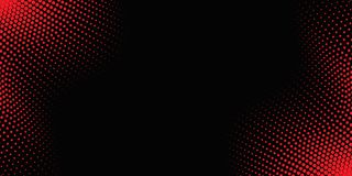 红色波浪半色调背景