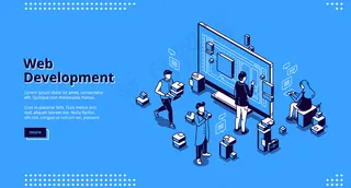 网页开发等距登录页，编码