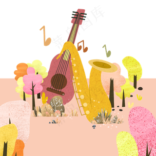 秋天音乐会乐器乐队