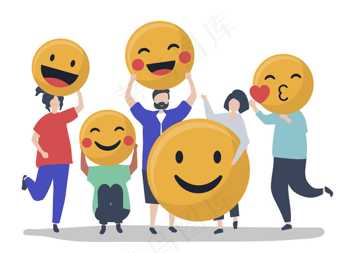 持有正面表情符号的人的性格