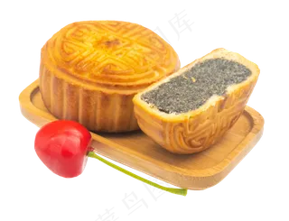 黑芝麻月饼小吃