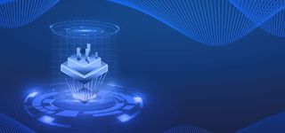 投影蓝色大气科技banner