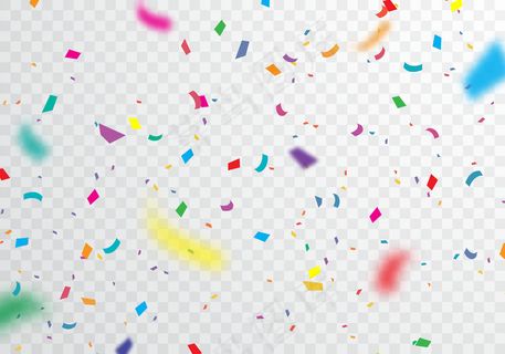 节日庆典用五彩纸屑背景