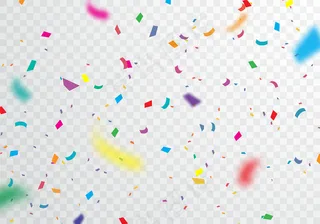 节日庆典用五彩纸屑背景