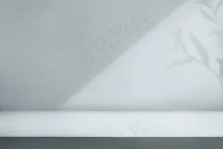 唯美植物影产品背景