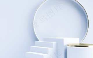 电商展台场景图素材高级灰