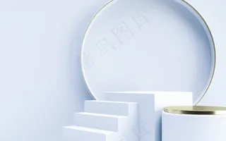 电商展台场景图素材高级灰