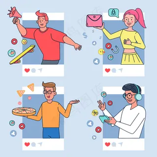 Livestream vlogger插图集