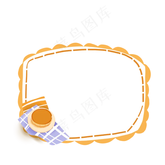 中秋节卡通边框元素(2000X2000(DPI:132))psd模版下载