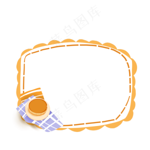 中秋节卡通边框元素