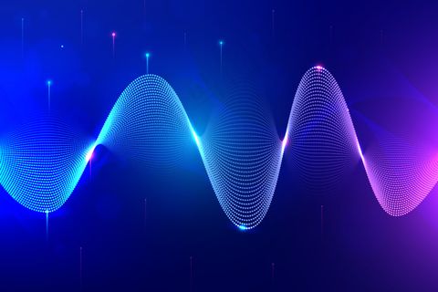 带线条的波浪背景