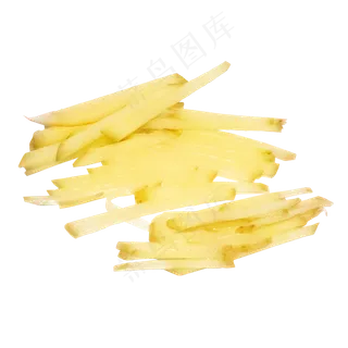 黄色切开土豆