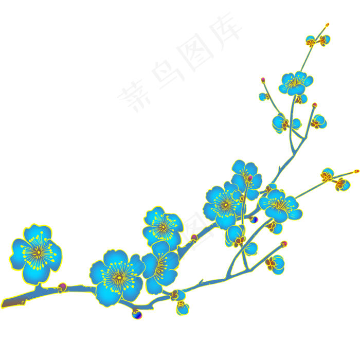 蓝色梅花(1968X1081(DPI:300))