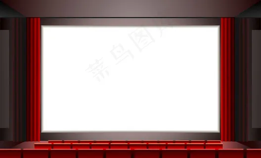 白色银幕电影院，插图