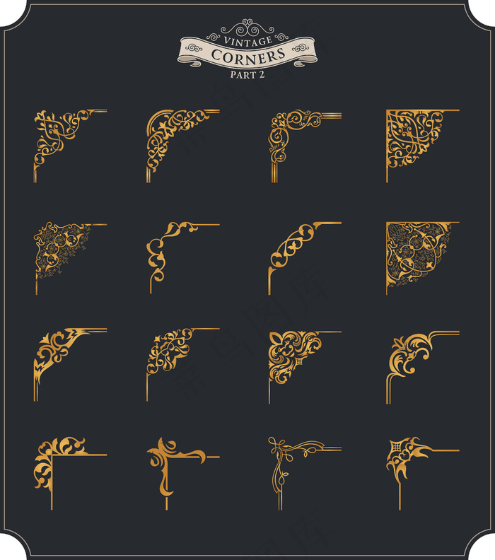 复古复古镜框边