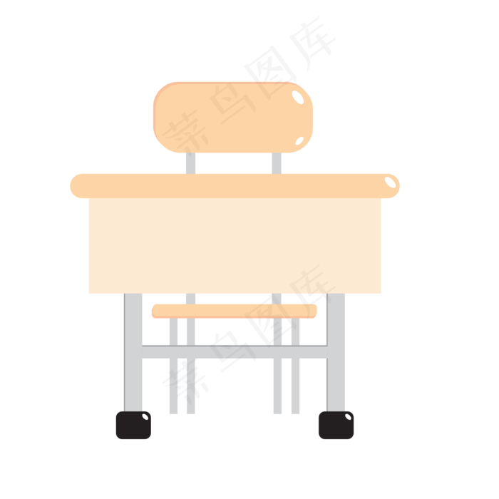 小学生开学日矢量卡通手绘风格教