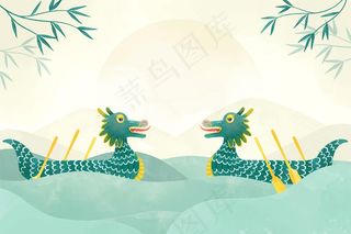 龙舟背景