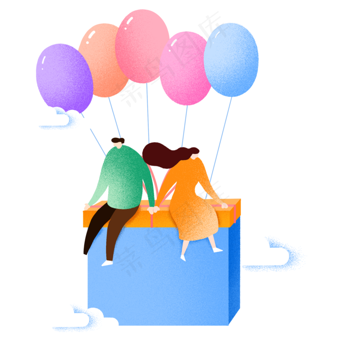 七夕情人节气球礼物