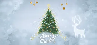 圣诞节唯美浪漫banner