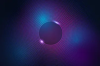 抽象风格的霓虹线背景