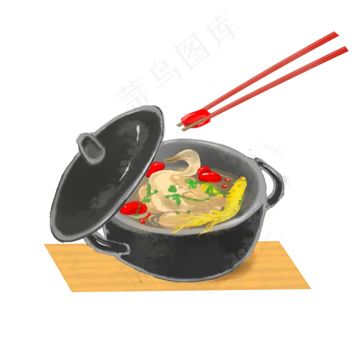 立冬立冬元素滋补鸭子堡立冬美食(2000X2000(DPI:300))psd模版下载