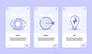 新屏幕手机app移动应用的愿景使命理念