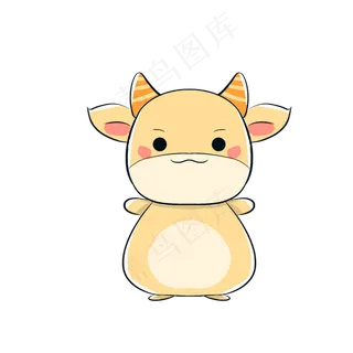 2021新年牛年小牛